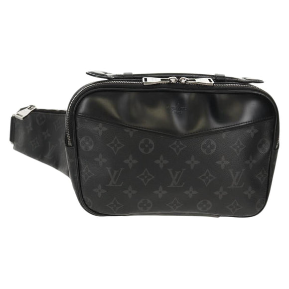 LOUIS VUITTON Monogram Eclipse Bum Bag Shoulder Bag M42906 LV Auth 153700V