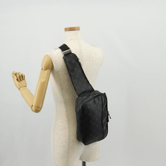 LOUIS VUITTON Monogram Eclipse Bum Bag Shoulder Bag M42906 LV Auth 153700V