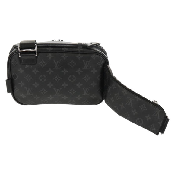 LOUIS VUITTON Monogram Eclipse Bum Bag Shoulder Bag M42906 LV Auth 153700V