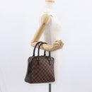 LOUIS VUITTON Damier Ebene Brera Hand Bag N51150 LV Auth 153702V-24