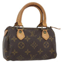 LOUIS VUITTON Monogram Mini Speedy Hand Bag M41534 LV Auth 153703-1
