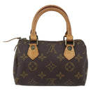 LOUIS VUITTON Monogram Mini Speedy Hand Bag M41534 LV Auth 153703-2