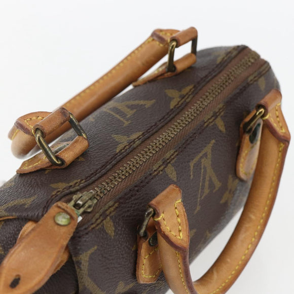 LOUIS VUITTON Monogram Mini Speedy Hand Bag M41534 LV Auth 153703