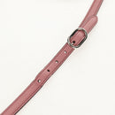 GUCCI Daily Bamboo Bag Leather 2way Pink Silver 370831 527066 Auth 153704V-9