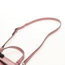 GUCCI Daily Bamboo Bag Leather 2way Pink Silver 370831 527066 Auth 153704V-15