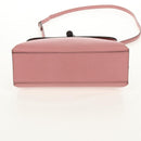 GUCCI Daily Bamboo Bag Leather 2way Pink Silver 370831 527066 Auth 153704V-5