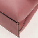 GUCCI Daily Bamboo Bag Leather 2way Pink Silver 370831 527066 Auth 153704V-17