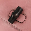 GUCCI Daily Bamboo Bag Leather 2way Pink Silver 370831 527066 Auth 153704V-21
