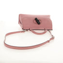 GUCCI Daily Bamboo Bag Leather 2way Pink Silver 370831 527066 Auth 153704V-8