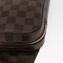 LOUIS VUITTON Damier Ebene Geronimos Shoulder Bag N51994 LV Auth 153705-14