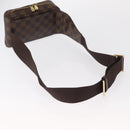 LOUIS VUITTON Damier Ebene Geronimos Shoulder Bag N51994 LV Auth 153705-7