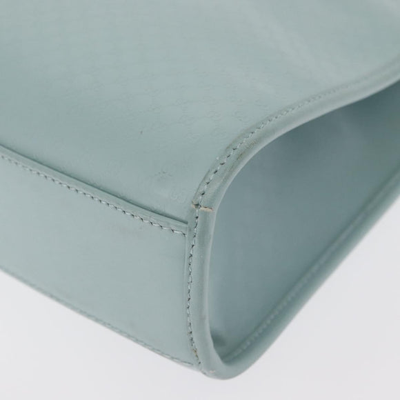 GUCCI Micro GG Canvas Guccissima Jackie Bag Leather Blue 002 1065 Auth 153706