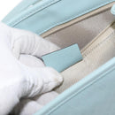 GUCCI Micro GG Canvas Guccissima Jackie Bag Leather Blue 002 1065 Auth 153706-11