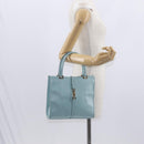 GUCCI Micro GG Canvas Guccissima Jackie Bag Leather Blue 002 1065 Auth 153706-23