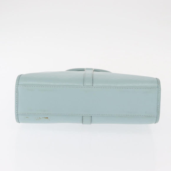 GUCCI Micro GG Canvas Guccissima Jackie Bag Leather Blue 002 1065 Auth 153706