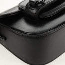 GUCCI Horsebit Web Sherry Line Bag Leather Black 726863 0416 Auth 153707SAM-14