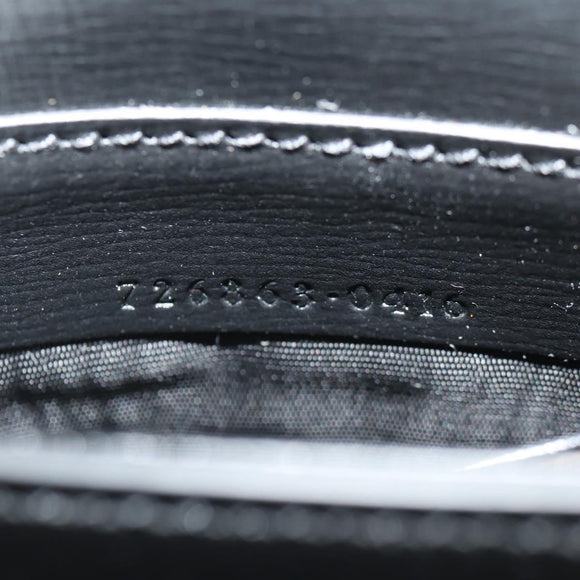 GUCCI Horsebit Web Sherry Line Bag Leather Black 726863 0416 Auth 153707SAM