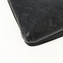 LOUIS VUITTON Monogram Empreinte Twice Shoulder Bag Black M50258 LV Auth 153716V-13