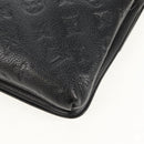 LOUIS VUITTON Monogram Empreinte Twice Shoulder Bag Black M50258 LV Auth 153716V-14