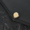 LOUIS VUITTON Monogram Empreinte Twice Shoulder Bag Black M50258 LV Auth 153716V-15