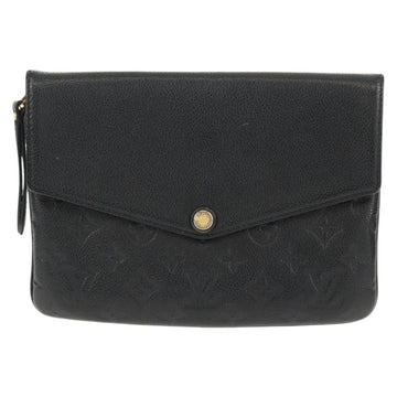 LOUIS VUITTON Monogram Empreinte Twice Shoulder Bag Black M50258 LV Auth 153716V - 0