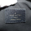 LOUIS VUITTON Monogram Empreinte Twice Shoulder Bag Black M50258 LV Auth 153716V-20