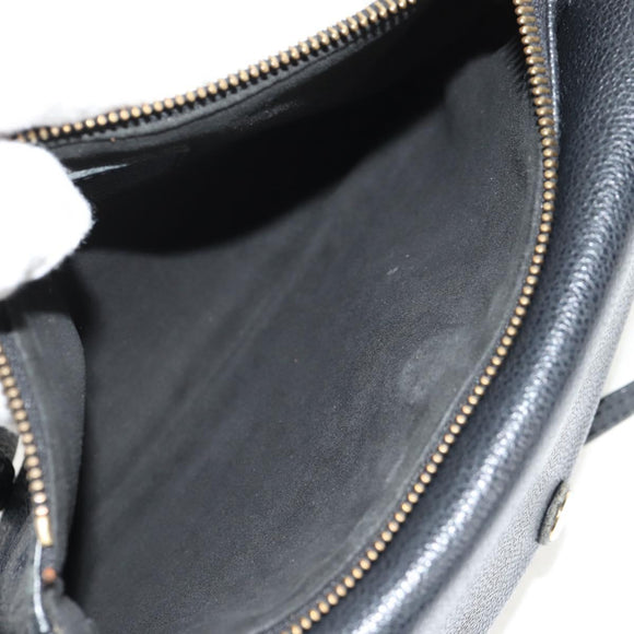 LOUIS VUITTON Monogram Empreinte Twice Shoulder Bag Black M50258 LV Auth 153716V