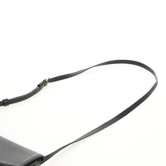 LOUIS VUITTON Monogram Empreinte Twice Shoulder Bag Black M50258 LV Auth 153716V