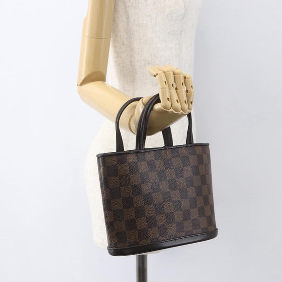 LOUIS VUITTON Damier Ebene Impala Hand Bag SPO LV Auth 153719V