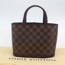 LOUIS VUITTON Damier Ebene Impala Hand Bag SPO LV Auth 153719V-12