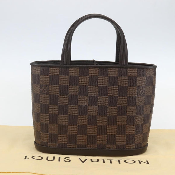 LOUIS VUITTON Damier Ebene Impala Hand Bag SPO LV Auth 153719V