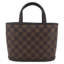 LOUIS VUITTON Damier Ebene Impala Hand Bag SPO LV Auth 153719V-2
