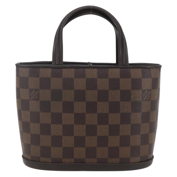 LOUIS VUITTON Damier Ebene Impala Hand Bag SPO LV Auth 153719V