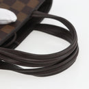 LOUIS VUITTON Damier Ebene Impala Hand Bag SPO LV Auth 153719V-7