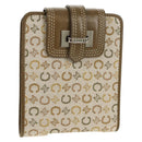 CELINE C Macadam Canvas Bifold Wallet Green Auth 153720V-1