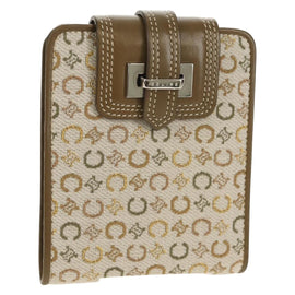 CELINE C Macadam Canvas Bifold Wallet Green Auth 153720V