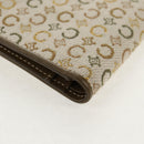 CELINE C Macadam Canvas Bifold Wallet Green Auth 153720V-15