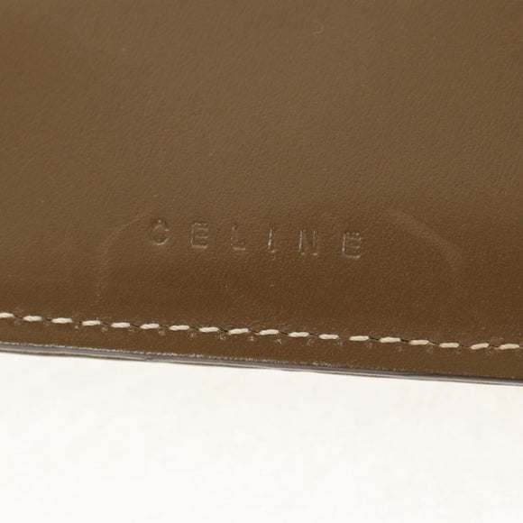 CELINE C Macadam Canvas Bifold Wallet Green Auth 153720V