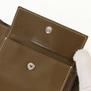 CELINE C Macadam Canvas Bifold Wallet Green Auth 153720V-22