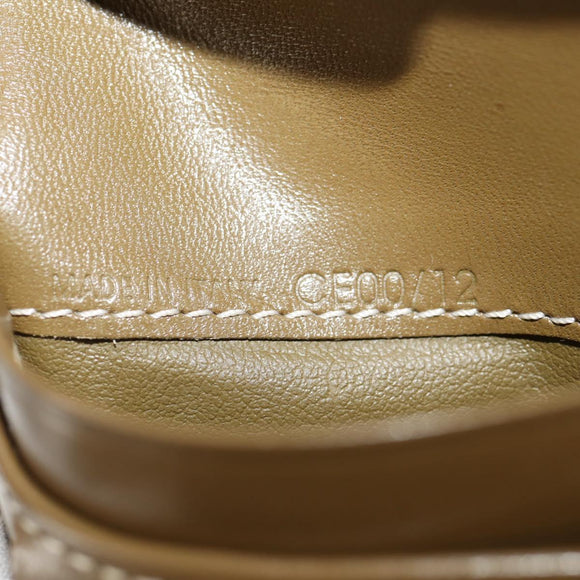 CELINE C Macadam Canvas Bifold Wallet Green Auth 153720V