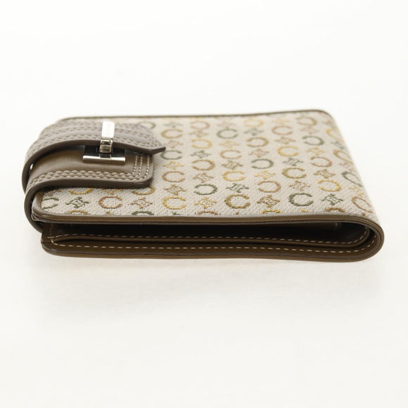 CELINE C Macadam Canvas Bifold Wallet Green Auth 153720V