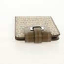 CELINE C Macadam Canvas Bifold Wallet Green Auth 153720V-4