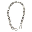 LOUIS VUITTON Chain Strap metal 22.4"" Silver LV Auth 153721M-10