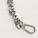 LOUIS VUITTON Chain Strap metal 22.4"" Silver LV Auth 153721M-11