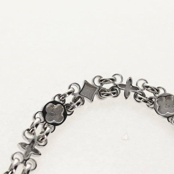 LOUIS VUITTON Chain Strap metal 22.4"" Silver LV Auth 153721M