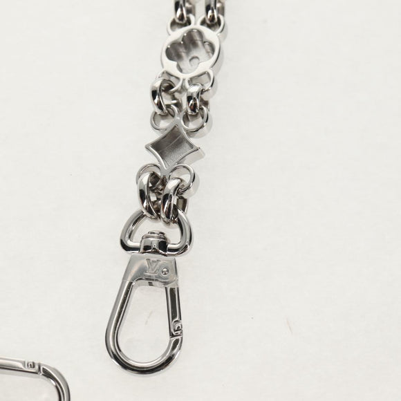 LOUIS VUITTON Chain Strap metal 22.4"" Silver LV Auth 153721M