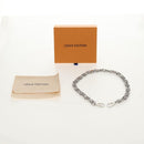 LOUIS VUITTON Chain Strap metal 22.4"" Silver LV Auth 153721M-15
