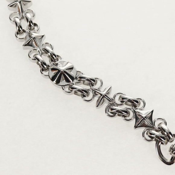 LOUIS VUITTON Chain Strap metal 22.4"" Silver LV Auth 153721M