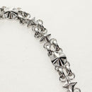 LOUIS VUITTON Chain Strap metal 22.4"" Silver LV Auth 153721M-6