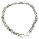 LOUIS VUITTON Chain Strap metal 22.4"" Silver LV Auth 153722M-1